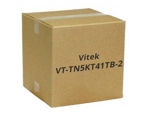 Vitek VT-TN5KT41TB-2 4 Channel Transcendent IP PoE NVR, 1 TB with 4 x 5 Megapixel Bullet Cameras, 2.8mm lens