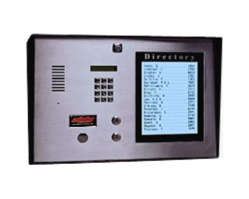 Alpha TE7210NP-LCD Tel-Entry Master Surface Mount Stainless Steel