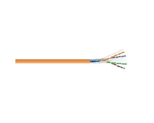 Kramer BCLS-33OR-5 CAT 6A F/UTP LSZH Bulk Cable, 1640 Feet, Orange