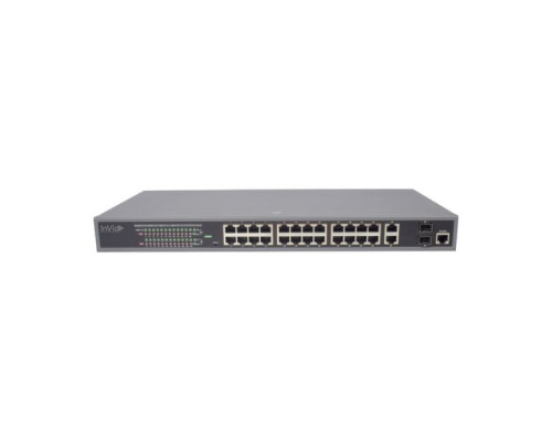 InVid VIS-POE24-2MAN 24-Port Managed PoE Switch