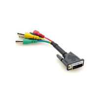 Kramer ADC-DMA-5BF-1 DVI-A to 5 BNC Male to Female Adapter Cable, 1 Feet