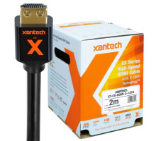 Linear XT-EX-HDMI-2-12PK-MC Xantech EX Series Master Carton - High-speed HDMI Cable with X-GRIP Technology, 2 Meter