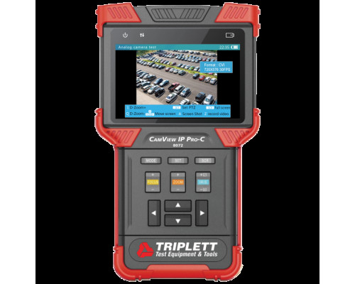 Triplett 8072 CamView IP Pro-C AHD, TVI, CVI & IP Camera Tester