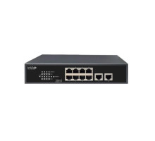 InVd VIS-LRPOE8-2A 8-Port PoE Switch with 2 Uplink Ports