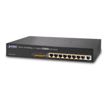 ACTi PPSW-0100 8-Port 802.3at PoE Switch (PoE Budget 120W)