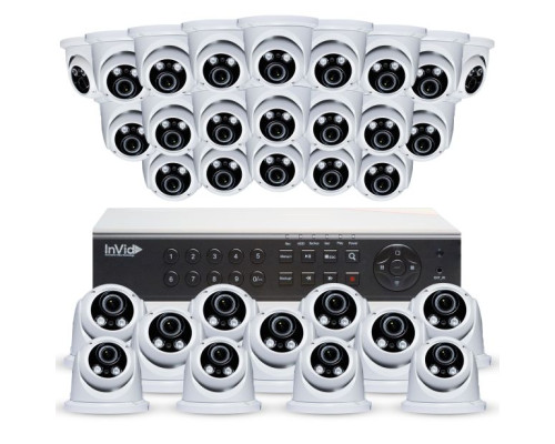 Cantek Plus PR32D6TB 32 Camera HD TVI Dome Security Camera System