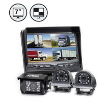 RVS Systems RVS-062710-10 600 TVL 2 x Backup Camera, Both Side Cameras, 7