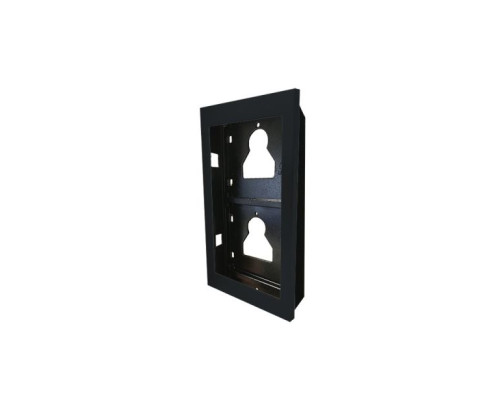 Comelit UT9162B Flush-Mounted Frame, 2 Ultra Modules, Black