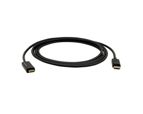 Kramer C-DPM-HM-UHD-10 DisplayPort Male to HDMI Male Active Cable, 10 Feet