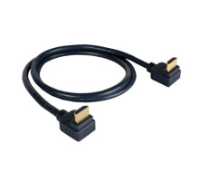 Kramer C-HM-RA2-3 High-Speed HDMI Right Angle Cable with Ethernet, 3 Feet