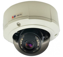 ACTi B84 1.3 Megapixel Outdoor IR Network Vandal Dome Camera, 3x Lens