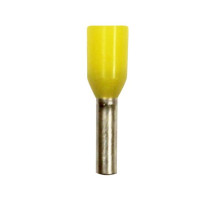 Eclipse Tools 701-031-100 Insulated Yellow Wire Ferrules, 18 AWG x 12mm, 100 Pcs