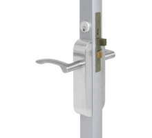 Adams Rite 2190-312-101-32D Dual Force Lock with Standard Flat Strike, Exterior Trim Set and 1-1/8