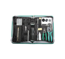 Eclipse Tools PK-6942 Fiber Optic Tool Kit with 2.5mm Visual Fault Locator, Carbide Scribe, Foam Swabs, Polishing Disk, Kevlar Cutters, Deluxe Tool