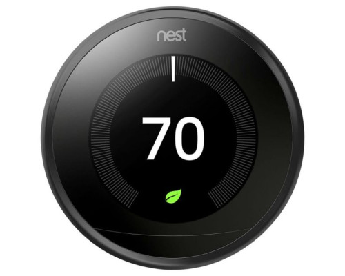 Google Nest T3016US Learning Thermostat 3rd Generation, Black