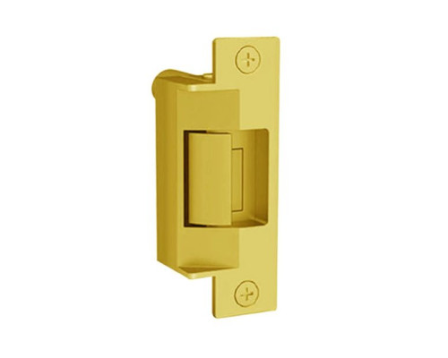 Folger Adam 732-24D-605-LBMLCM Fail Secure Fire Rated Electric Strike with Latchbolt & Locking Cam Monitor in Bright Brass