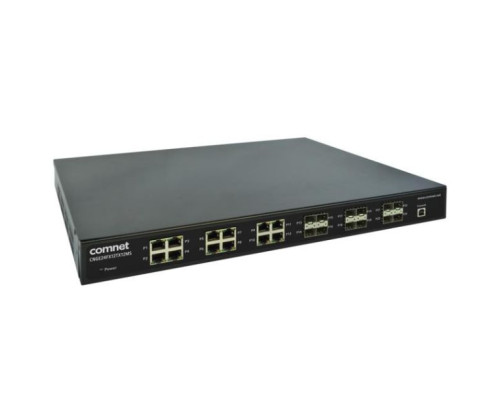 Comnet CNGE24FX12TX12MS 24 Port Gigabit Managed Ethernet Switch