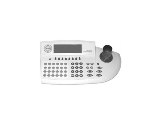 Pelco KBD960-EU Full-Function Desktop Variable-Speed Keyboard, White