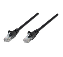 Intellinet 320788 IEC-C5-BK-25 Network Cable, Cat5e, UTP, 100% Copper, RJ45 Male / RJ45 Male, 7.5 m (25 ft.), Black