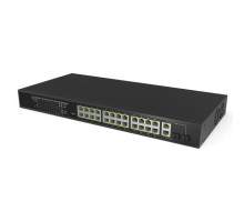 Hanwha Vision EN-SW26m-001 26 Ports (24 PoE, 2 Uplink) Wisenet SKY Smart Managed PoE Switch