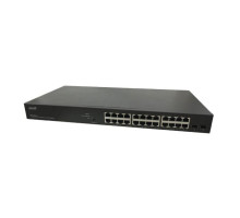 Pelco SM24TAT2SA-NA 26-Port Gigabit Managed Switch (24) PoE+ budget 370W; (2) SFP - NA