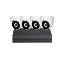 ENS EDK840-S2 Cooper Series Coaxial Kit 8 Channel DVR, 1TB with 4 x 2 Megapixel Fixed Eyeball Cameras