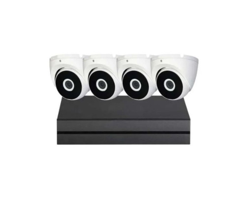 ENS EDK840-S2 Cooper Series Coaxial Kit 8 Channel DVR, 1TB with 4 x 2 Megapixel Fixed Eyeball Cameras