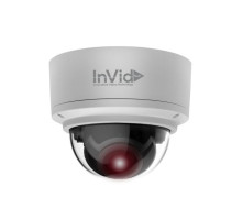 InVid ELEVI-P8DRXIRA27135 8 Megapixel IP Plug & Play Outdoor IR Dome Camera with 2.7-13.5mm Lens