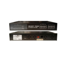 SecurityTronix ST-POEAF-8/16-RM 16 Port 10/100 Ethernet PoE Switch, 8 PoE Ports, 8 Passive Ports