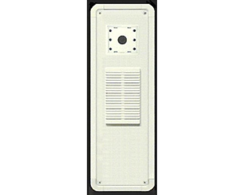 Alpha TTVM0W 0 Button Video Panel-White-Flush