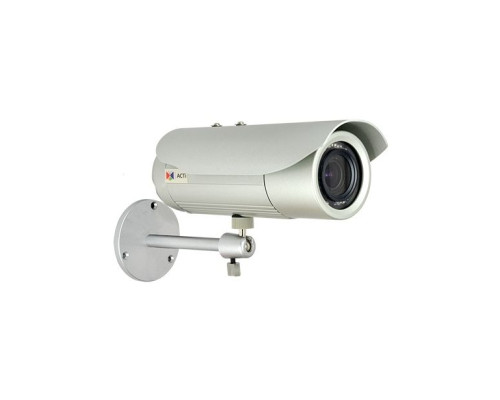 ACTi E41B 1 Megapixel IR Outdoor Day/Night Bullet Camera, 2.8-12mm Lens