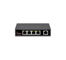 Cantek Plus CTN-P05-1S04X65A 4+1 Port Network Switch with 4 PoE/PoE+ Gigabit Ports