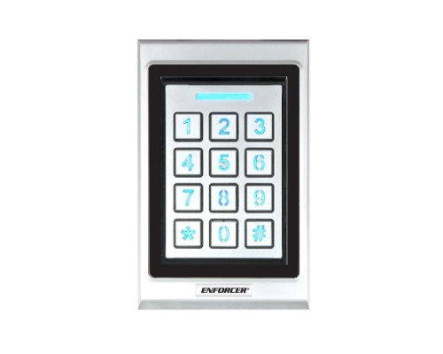 Seco-Larm SK-B141-PQ Bluetooth Access Controller, Single-Gang Keypad with Proximity Card