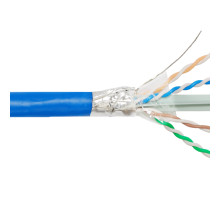 ICC ICCABP6FBL CAT6A 650MHz FTP/CMP Blue Copper Premise Cable 1000 ft