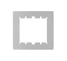 Urmet 1168-611 Wall Wire Cover Trim, Alpha, 1 Row, 1 Module