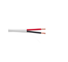 MDY Group 906841 Audio Speaker Wire, 16/2, CCA Conductor (65 Strands, 0.16mm), In Wall, White 500 Feet