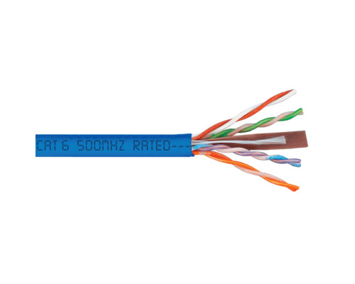 ICC ICCABP6VBL CAT6 350MHz UTP/CMR Copper Premise Cable Blue 1000 ft