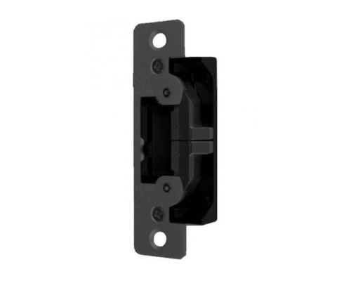 Adams Rite 7401M119 Electric Strike for Radius Aluminum Stiles Monitored in Satin Black Anodized