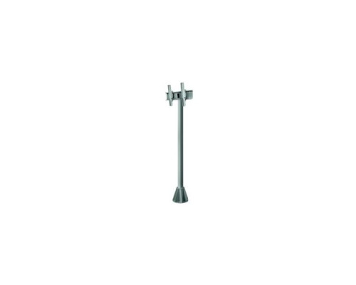 Peerless-AV EPMU-08-S Wind Rated Pedestal Tilt Mount, 8' Pole Length, Stone Gray