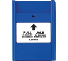 Camden Door Controls CM-722SP 2 x N/C Switches, 'PULL IN CASE OF EMERGENCY', Bilingual English and Spanish