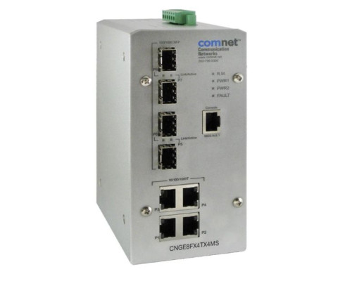 Comnet CNGE8FX4TX4MS 8-Port Managed Industrial Switch