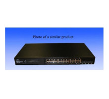 American Fibertek SM24p-SFP Managed 24-Port Optical Ethernet Switch