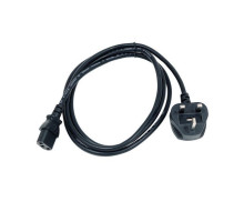 Linear CAB-POWERCORD-UK AC Power Cord, IEC C13 outlet- UK/Hong Kong Plug