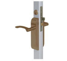 Adams Rite 2290-312-1MD-10B Dual Force Lock with Standard Flat Strike, Exterior Trim Set and 1-1/8