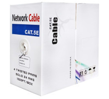 ENS CAT5E-G-2 Cat5E-2 Stranded Cable, 1000 Feet, Grey