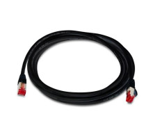 Triplett CAT6A-10BK CAT 6A 10GBPS Professional Grade, SSTP 26AWG Patch Cable 10' Black