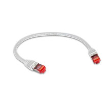 Triplett CAT6A-1WH CAT 6A 10GBPS Professional Grade, SSTP 26AWG Patch Cable 1' White