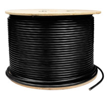 Triplett CAT6AS-1000BK CAT6A FTP Shielded 23AWG Cable 1000' Black