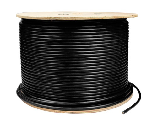 Triplett CAT6AS-1000BK CAT6A FTP Shielded 23AWG Cable 1000' Black