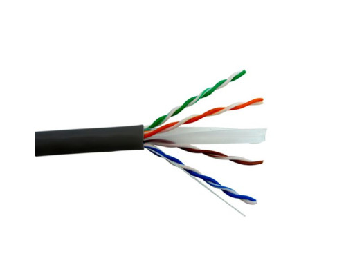 Triplett CAT6U-1000BK CAT6 UTP 24AWG Cable 1000' Black